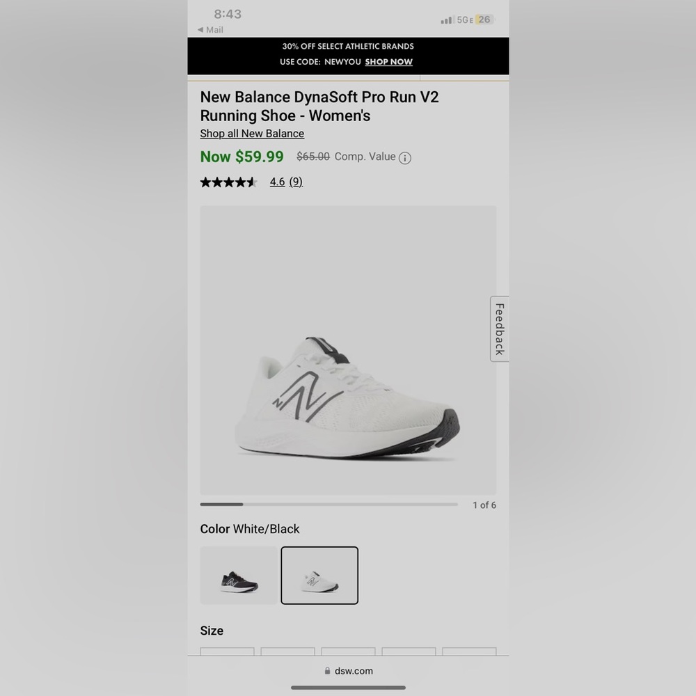 ✨ New Balance DynaSoft Pro Run V2 Running Shoe - Women's